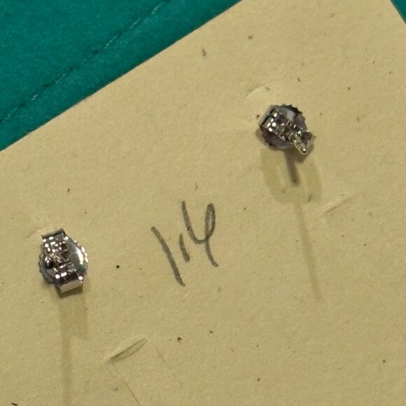 Brilliant Earth 14K White Gold Lab Diamond Stud Earrings (0.16 ct.tw) - Picture 3 of 5